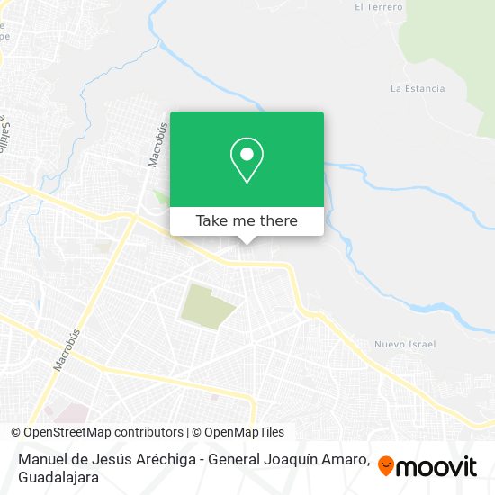 Mapa de Manuel de Jesús Aréchiga - General Joaquín Amaro