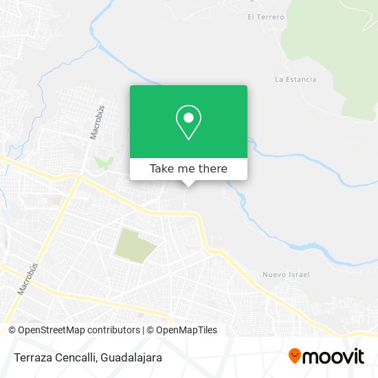 Mapa de Terraza Cencalli