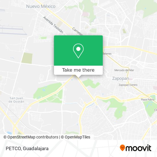 Mapa de PETCO