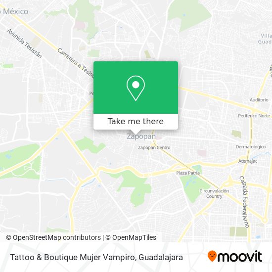 Tattoo & Boutique Mujer Vampiro map