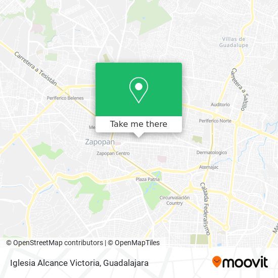 Iglesia Alcance Victoria map