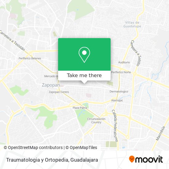 Traumatologia y Ortopedia map