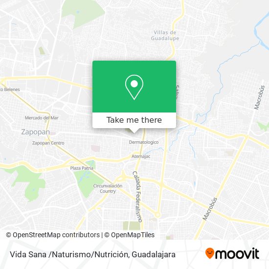 Vida Sana /Naturismo/Nutrición map