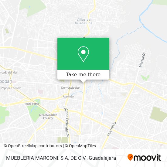 MUEBLERIA MARCONI, S.A. DE C.V. map