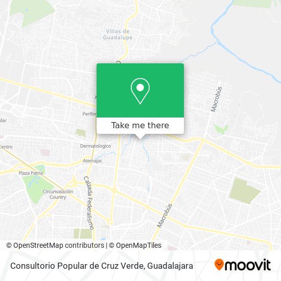 Consultorio Popular de Cruz Verde map