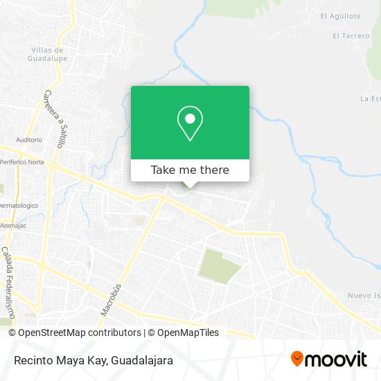 Mapa de Recinto Maya Kay