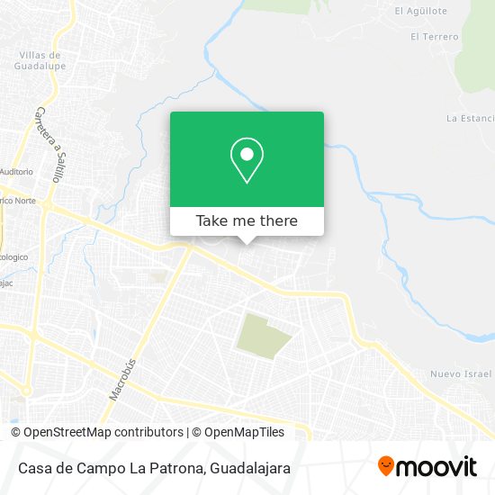 Mapa de Casa de Campo La Patrona