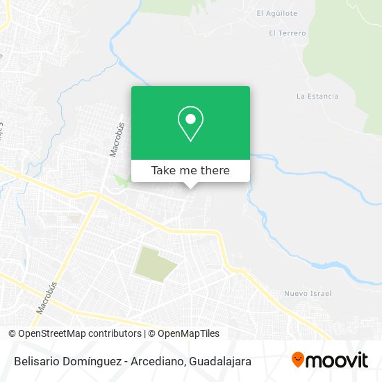 Mapa de Belisario Domínguez - Arcediano