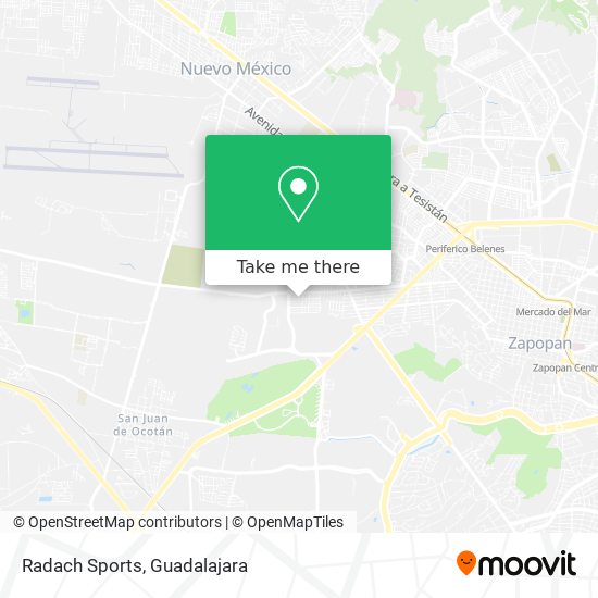 Radach Sports map