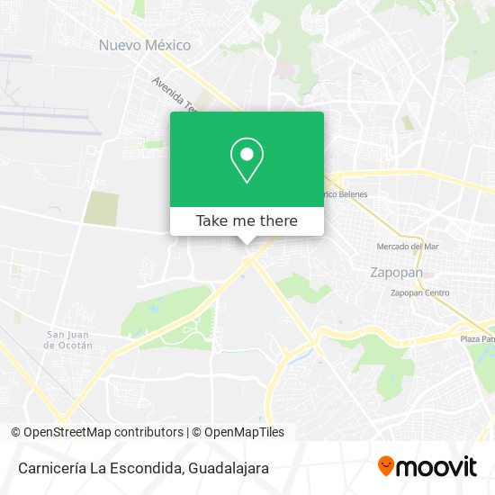 Carnicería La Escondida map