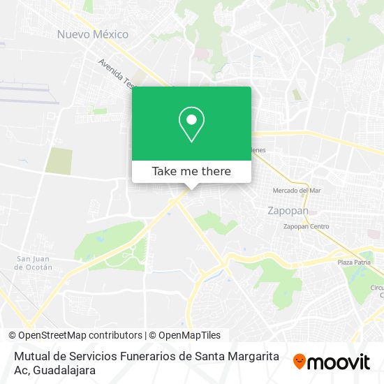 Mutual de Servicios Funerarios de Santa Margarita Ac map