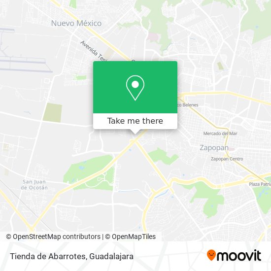 Mapa de Tienda de Abarrotes