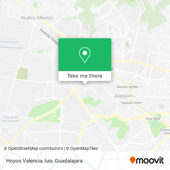 Mapa de Hoyos Valencia, luis