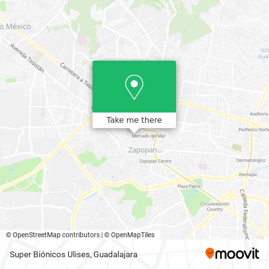 Super Biónicos Ulises map