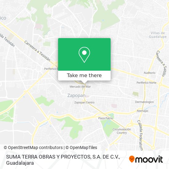 SUMA TERRA OBRAS Y PROYECTOS, S.A. DE C.V. map