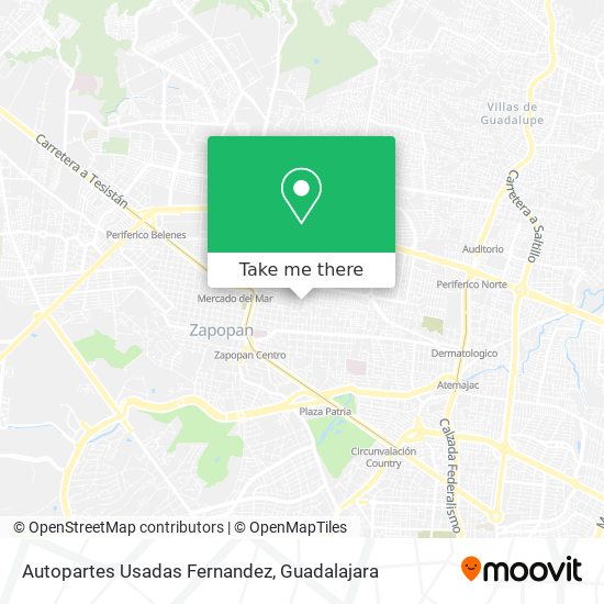 Autopartes Usadas Fernandez map