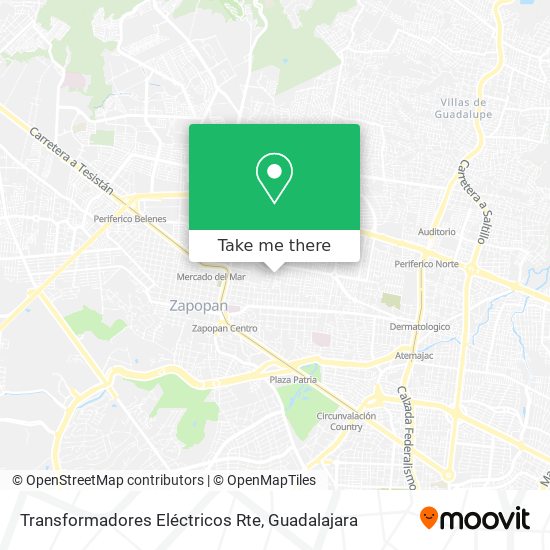 Transformadores Eléctricos Rte map