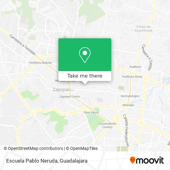 Mapa de Escuela Pablo Neruda