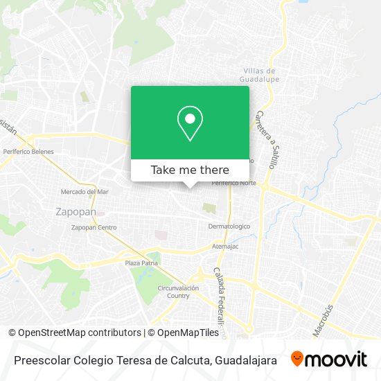 Mapa de Preescolar Colegio Teresa de Calcuta
