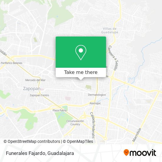 Mapa de Funerales Fajardo