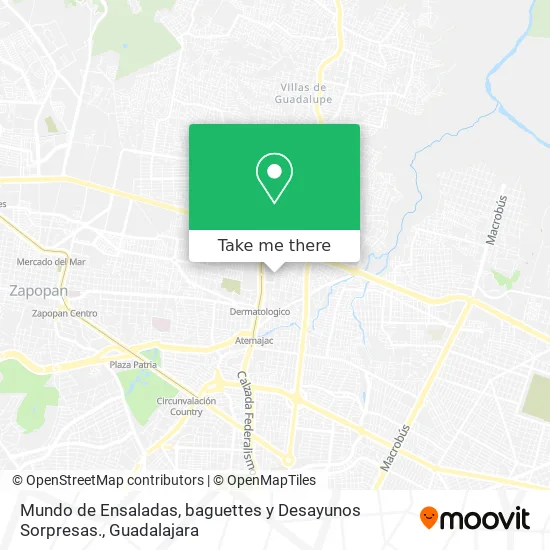 Mundo de Ensaladas, baguettes y Desayunos Sorpresas. map