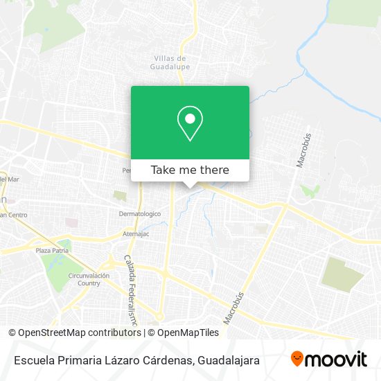 Escuela Primaria Lázaro Cárdenas map
