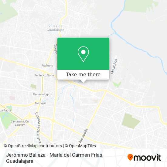 Mapa de Jerónimo Balleza - María del Carmen Frías