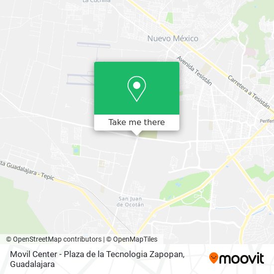 Movil Center - Plaza de la Tecnologia Zapopan map