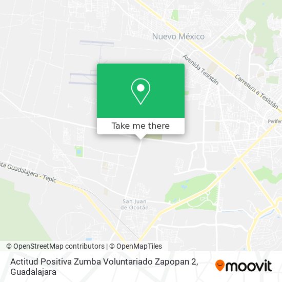 Mapa de Actitud Positiva Zumba Voluntariado Zapopan 2