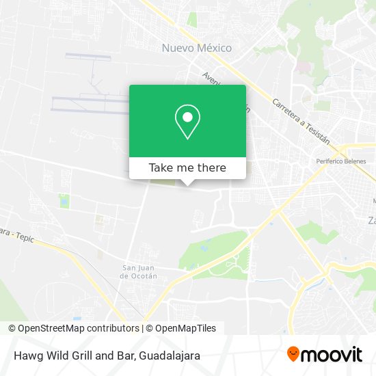 Hawg Wild Grill and Bar map