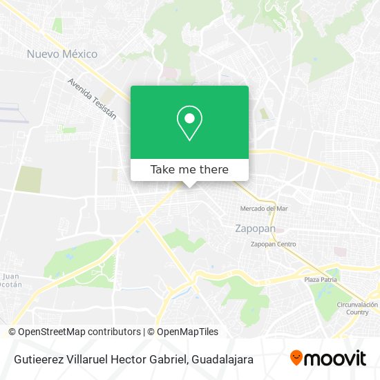Mapa de Gutieerez Villaruel Hector Gabriel