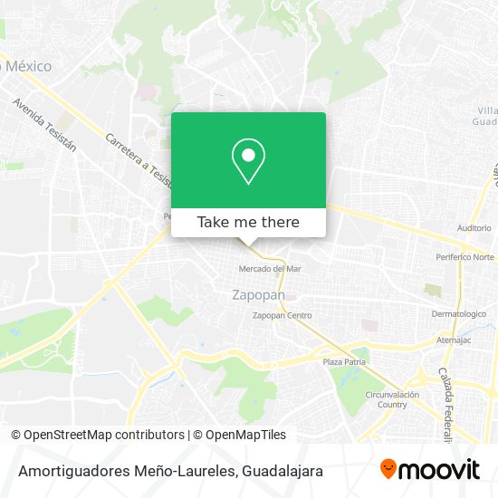 Amortiguadores Meño-Laureles map