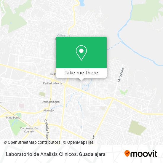 Laboratorio de Analisis Clinicos map