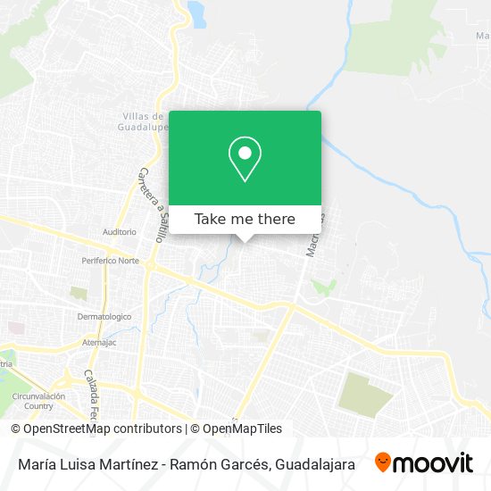 María Luisa Martínez - Ramón Garcés map