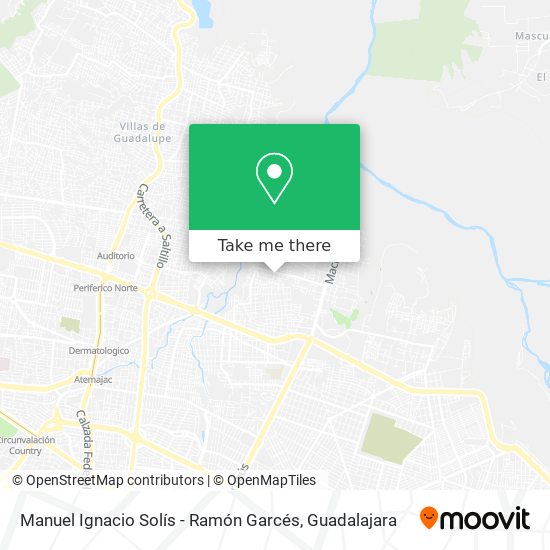Mapa de Manuel Ignacio Solís - Ramón Garcés
