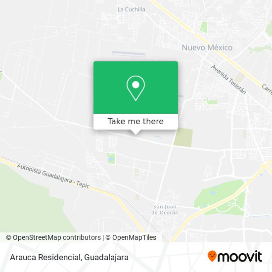 Arauca Residencial map