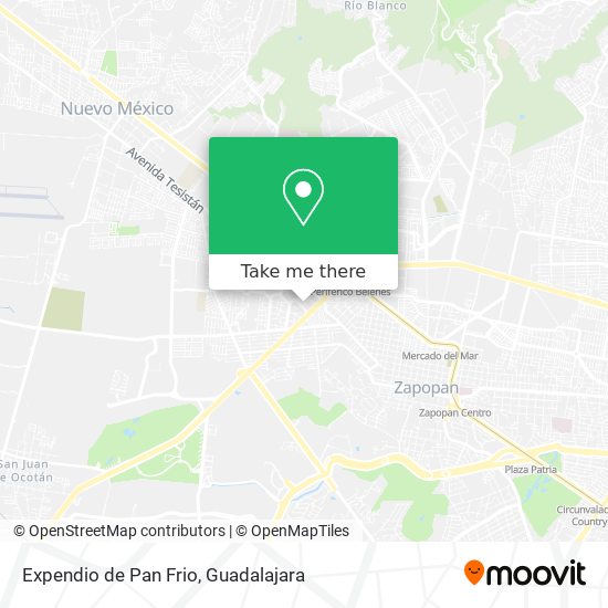 Expendio de Pan Frio map