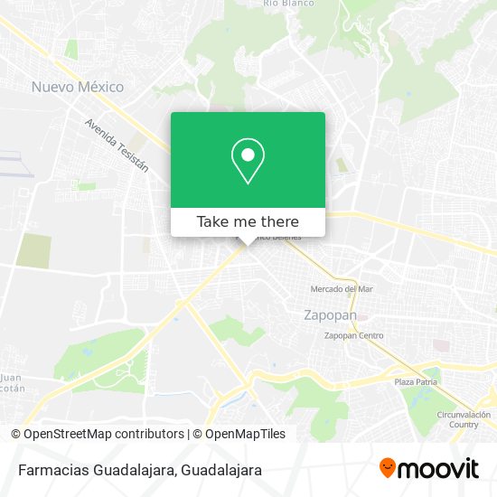 Mapa de Farmacias Guadalajara