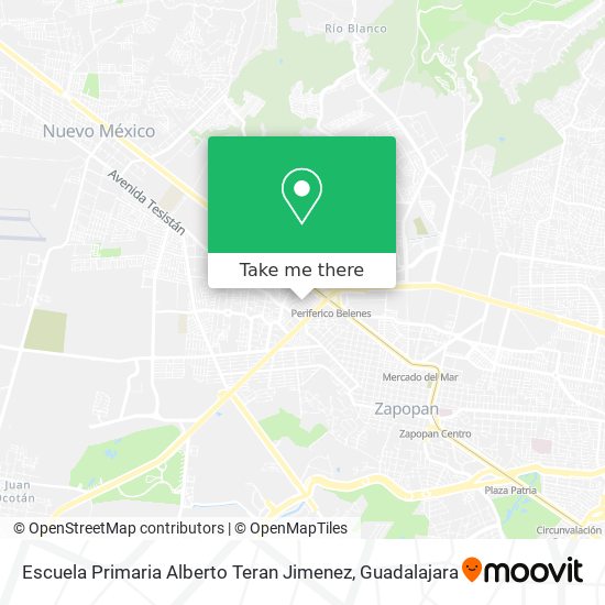 Escuela Primaria Alberto Teran Jimenez map