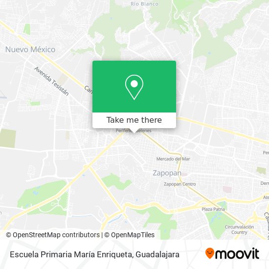 Mapa de Escuela Primaria María Enriqueta