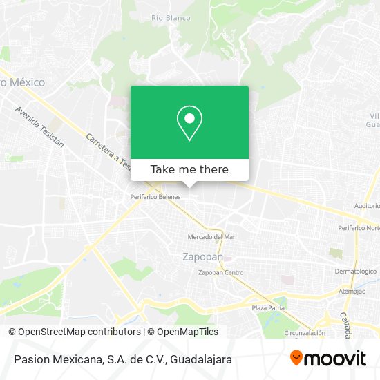 Pasion Mexicana, S.A. de C.V. map