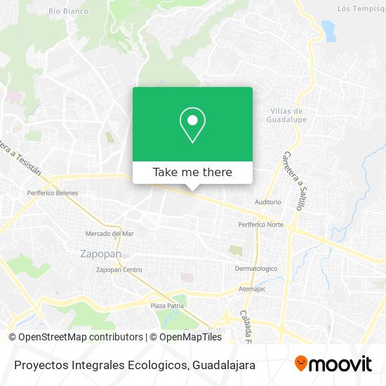 Proyectos Integrales Ecologicos map