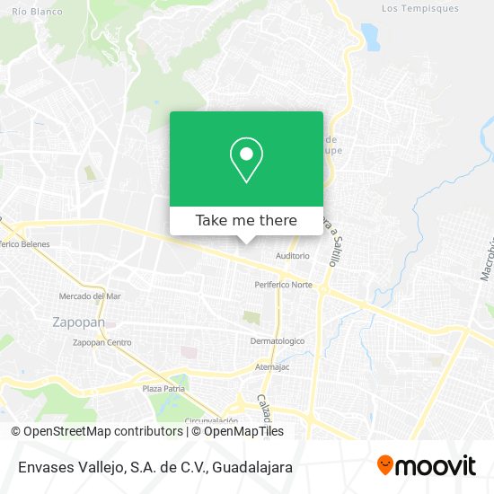 Envases Vallejo, S.A. de C.V. map