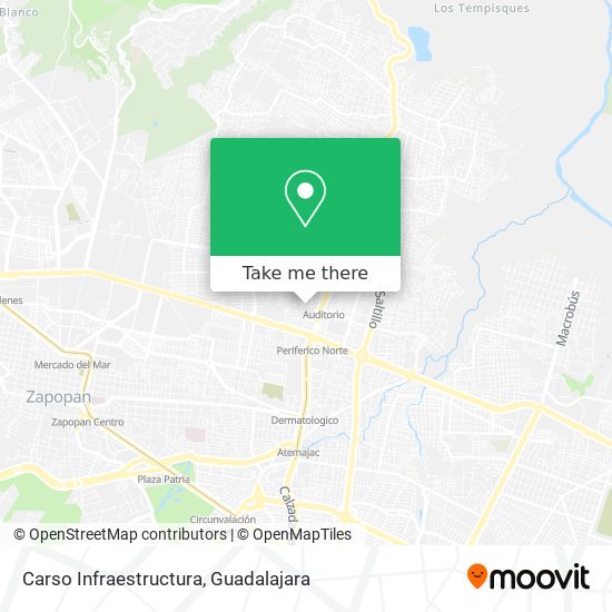 Mapa de Carso Infraestructura