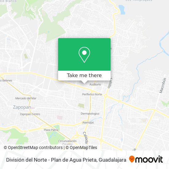 División del Norte - Plan de Agua Prieta map