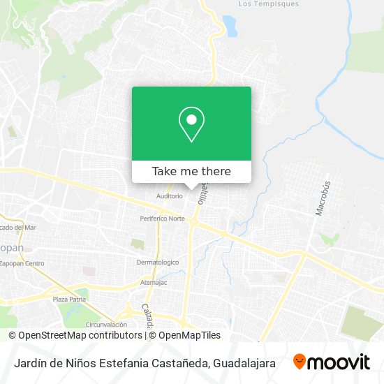Jardín de Niños Estefania Castañeda map