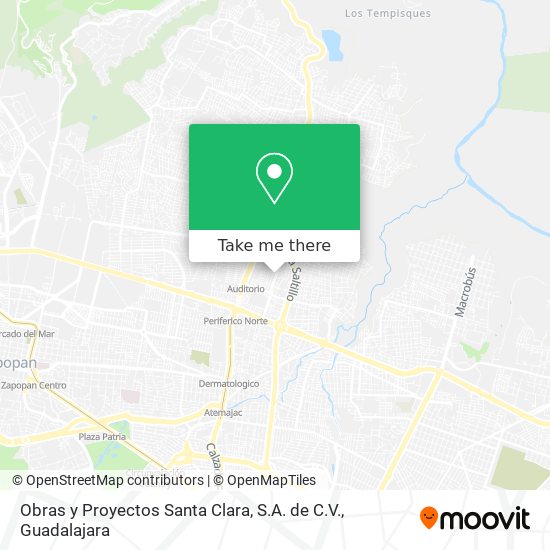 Obras y Proyectos Santa Clara, S.A. de C.V. map