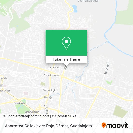 Abarrotes-Calle Javier Rojo Gómez map