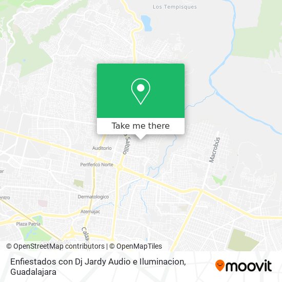 Enfiestados con Dj Jardy Audio e Iluminacion map
