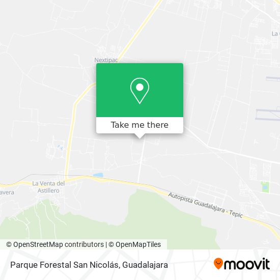 Parque Forestal San Nicolás map